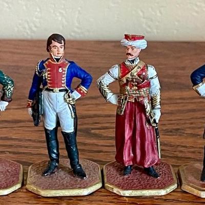4 Le Cimier B. Liebovitz Metal Toy Soldiers - Larrey - Leclerc - Kirmann - Lasalle 