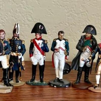12 Vintage Hand Painted Toy Soldiers - Napoleonic 