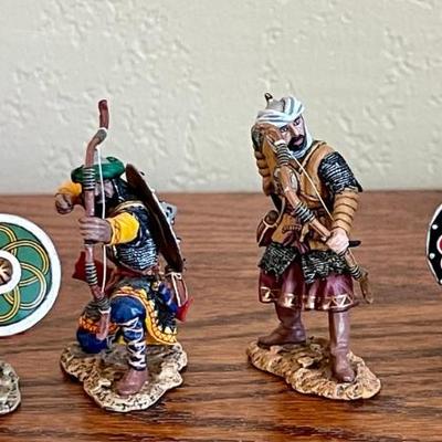 4 King And Country Crusaders Cross And Crescent 2006 & 2008 Toy Soldier Figurines Metal 