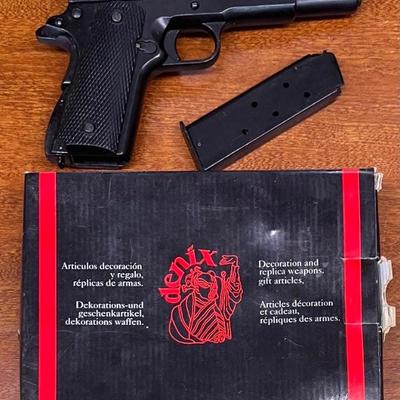 Denix Authentic Replica M1911 Colt 45 Pistol With Box Reference Number 1227