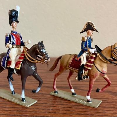 Lucotte France Toy Soldier Figurines - Perignon And Savary Metal 