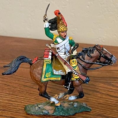 King & Country Age Of Napoleon 2004 Dragoon Charging With Sword Toy Soldier Metal 