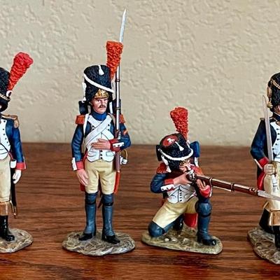 4 King & Country Age Of Napoleon Toy Soldiers 2005 & 2008 Metal Napoleon French Imperial Guards 