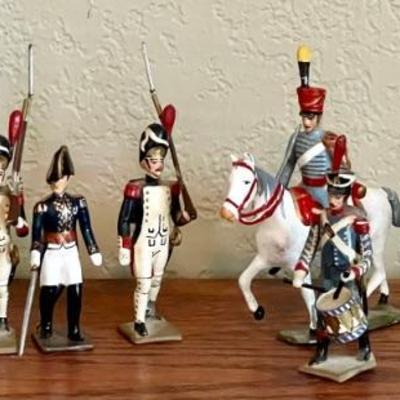 C. B. G. Mignot Grenadiers Metal Toy Soldiers 