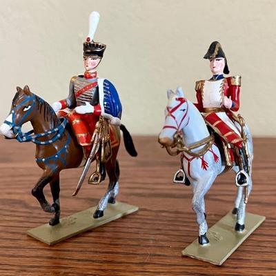 Lucotte France Toy Soldier Figurines - Lannes And Marbout Metal 