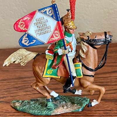 King & Country The Age Of Napoleon 2004 Dragoon Guidon Bearer Toy Soldier Metal 