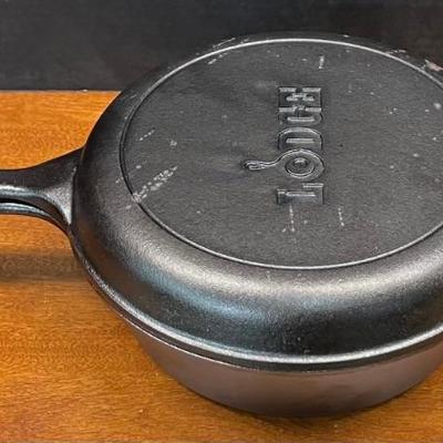 Lodge Cast Iron Number 2 8CF Combo Cooker With 10.5 Inch Deep Skillet 
