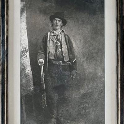 Billy The Kid Print In Frame 