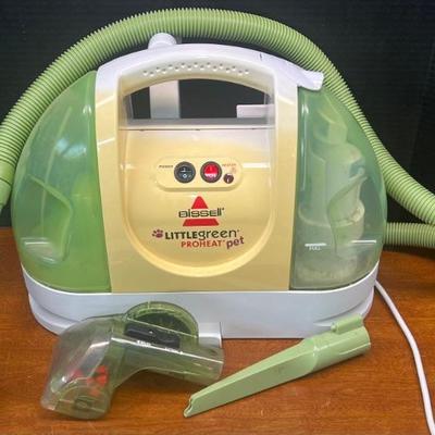 Bissel Littlegreen Proheat Model 1425-W Portable Carpet Cleaner With Attachments