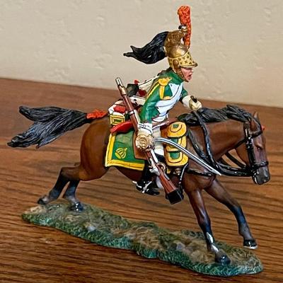 King & Country Age Of Napoleon Mounted Charging Dragoon 2004 Toy Soldier Metal 