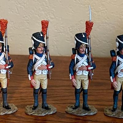4 King & Country Age Of Napoleon French Imperial Guard Toy Soldiers 2005 & 2008 Metal 