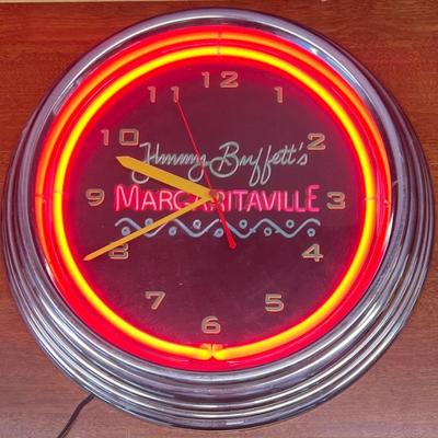 Jimmy Buffett's Margaritaville Lighted Wall Clock 
