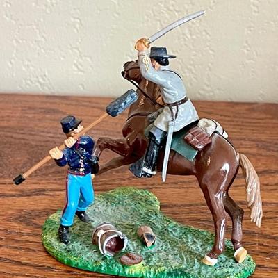 Trophy Miniatures Civil War Toy Soldier Scene - Metal 