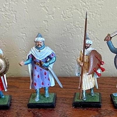 4 Alymer Spain Figurines Ancient Armies Toy Soldiers Metal 