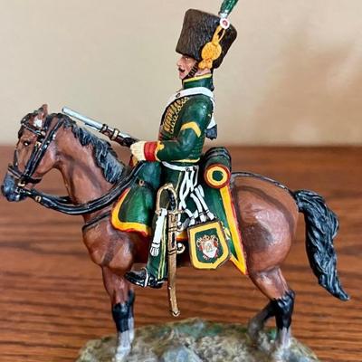 King & Country Age Of Napoleon Mounter French Chasseur Toy Soldier 2003 Metal 