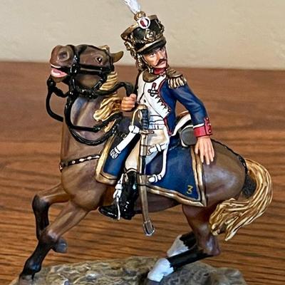 King & Country Age Of Napoleon 2003 French Mounted Infantry Colonel Toy Soldier Metal 