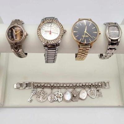 #710 • Watches and Charm Watch Bracelet
