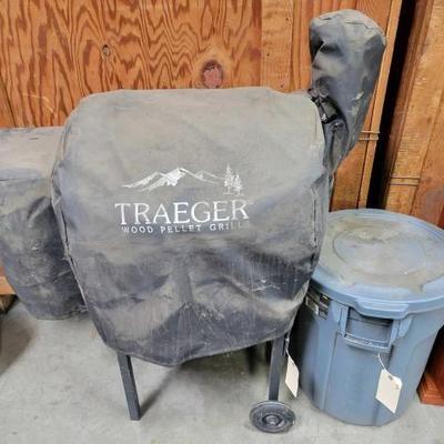 #5042 • Traeger Wood Pellet Grill with Wood Pellets
