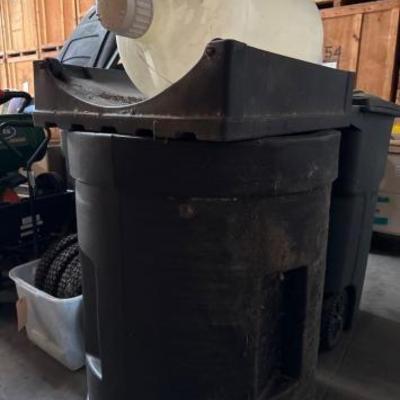 #3156 • Plastic Barrel 12 gal Plastic Container
