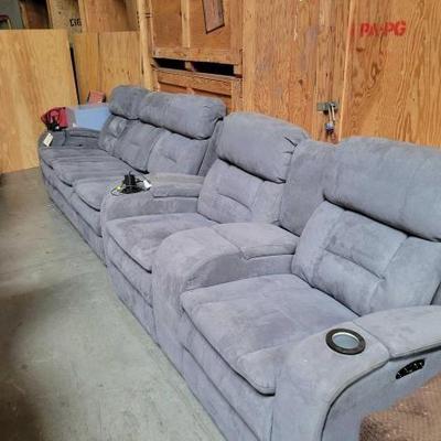 #5034 • Electric Sofa and Love Seat

