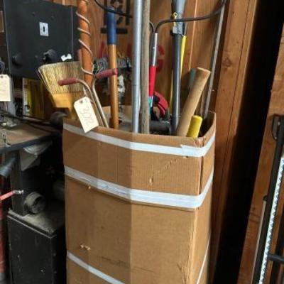 #3012 • Box of Yard Tools
