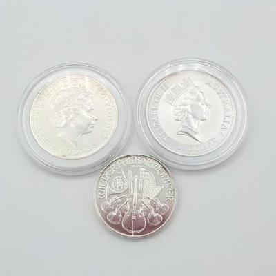 #612 • (3) 1oz Fine Silver Coins
