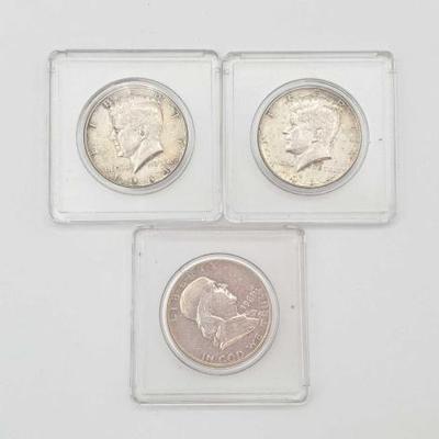 #624 • 90% Silver Kennedy Half Dollars & Franklin Half Dollar
