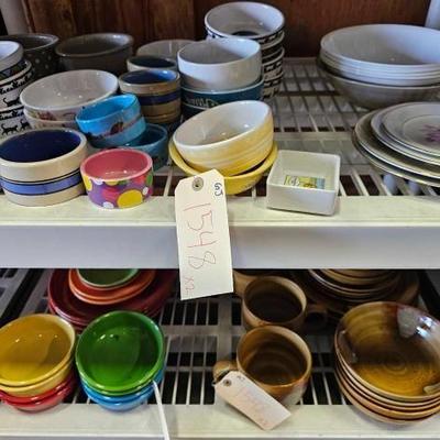 #1548 • Bowls, Plates, Mugs, and Cat Food Bowls
