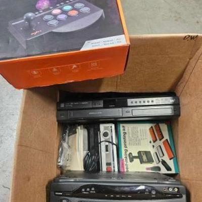 #5580 • VHS Players, Stamp Kit, Cassete Recorder, Game Controler and More
