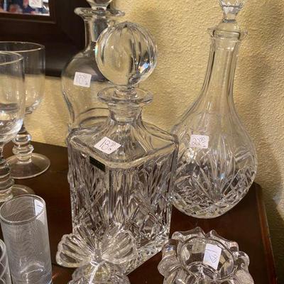 Crystal Decanters from Poland