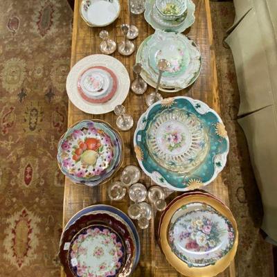 Collection of decorative plates from around the world