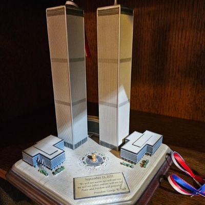 Twin Towers commemorative Danbury Mint