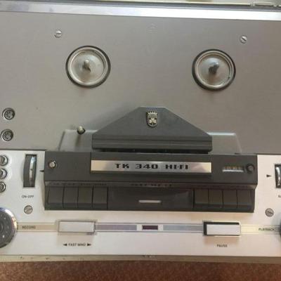 Vintage 1960s GRUNDIG reel-to-reel tape recorder