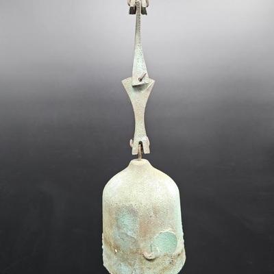 Cast Iron Hanging Bell is 18in Long