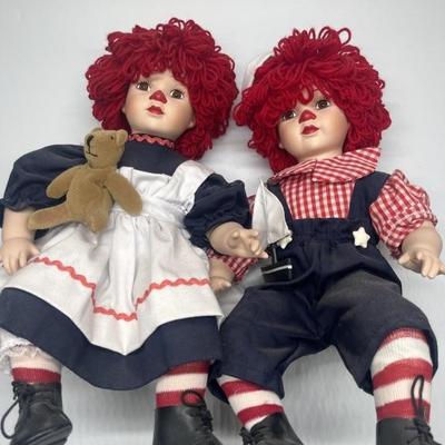 A new twist on Raggedy Ann & Andy Dolls (not rag dolls)