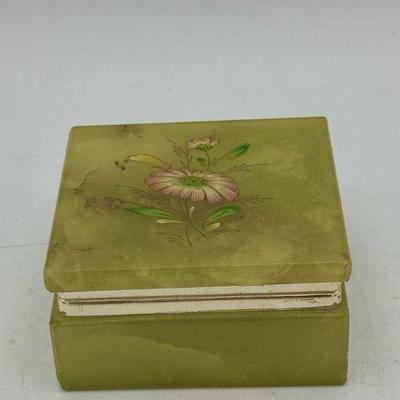 Alabaster Trinket Box
