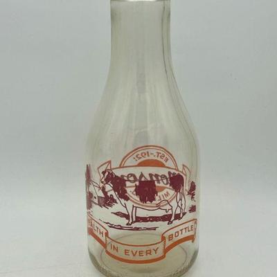 Antique Monson Milk Co. Bottle
