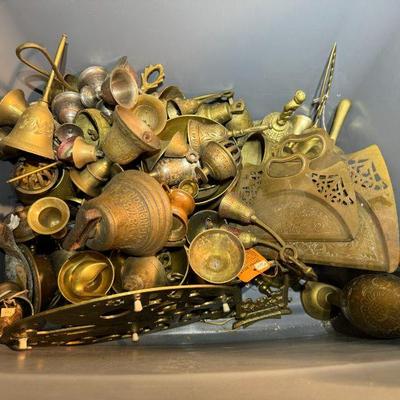 Massive Brass Bell, Asian Art & More Mystery Lot
