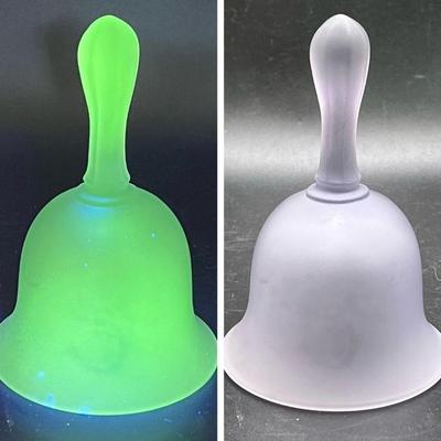 Lavender Hue Bell with Satin Smooth Finish & Green UV Glow
