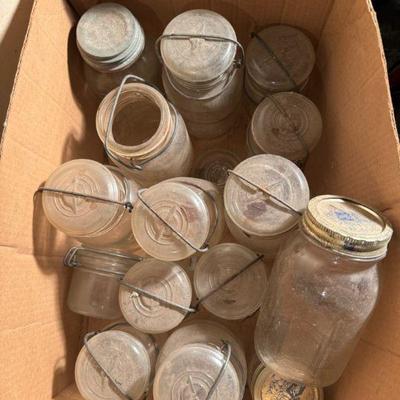 (16) Vintage Canning Jar Mystery Lot
