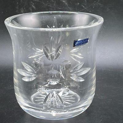 Waterford Crystal Planter with Original Sticker Attached
