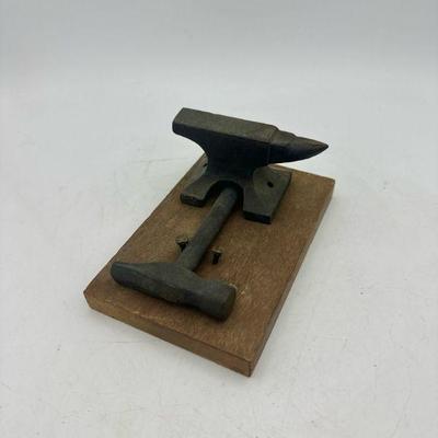 Vintage Hammer And Anvil Wall Hanging
