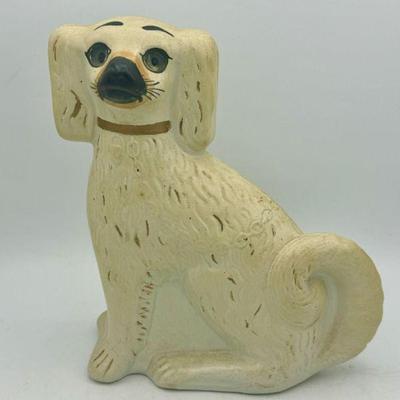 Staffordshire Style Ceramic Dog Figurine
