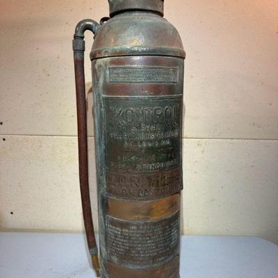 Antique “KONTROL” Fire Extinguisher Stemple

