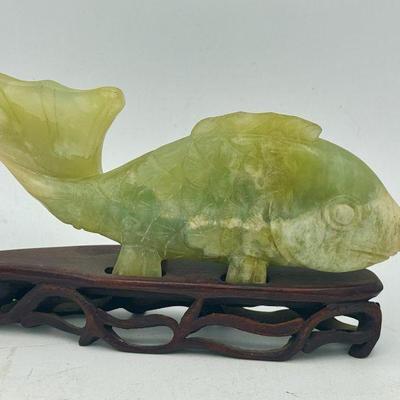Jade Fish With Stand
