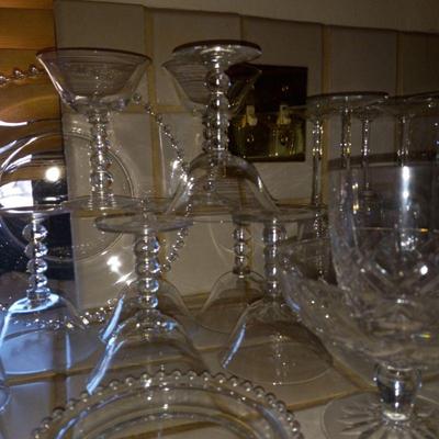 Vintage glass ware 