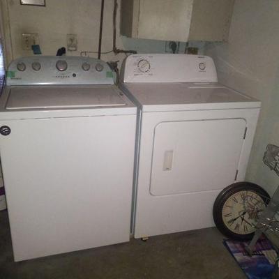 Good condition washer $50 eletric dryer free