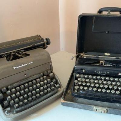 (2) Vintage Typewriters
