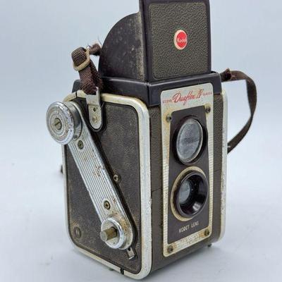 Kodak Duaflex IV Camera With Roll Of Film Inside
