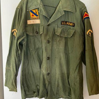 US ARMY UTILITY SHIRT P-64 1960'S
